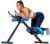 Ab Machine, Adjustable Ab Trainer Machine for Abs Workout at Home Gym, Foldable, Knee Protection, Abdominal Trainer for Stomach Workout