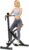 OWLSKY Squat Rowing Machine for Home Gym, Compact Foldable Squat Exercise Machine with LCD Monitor, Low-Impact Workout, Adjustable Seat, 350 LBS, Full-Body Fitness Equipment