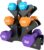 Portzon Weights Dumbbells Set with Various Color and Weights and Compatible, 1-15 LB, Anti-Slip, Anti-roll, Hex Shape