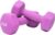 FUXION 10 lb Neoprene Dumbbell Hand Weights, Sets of 2 with Multiple Weight Options, Hexagon Non-Slip Weights for Home Gym Yoga Pilates Workout – purple