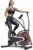 Goplus Air Bike, Fan Exercise Bike with Unlimited Resistance, Clear LCD Display, Tablet Holder, Adjustable Seat and Built-in Wheels, Fan Cycling Bike for Home Cardio Training
