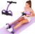 Multifunction Tension Rope, 6-Tube Elastic Yoga Pedal Puller Resistance Band, Natural Latex Tension Rope Fitness Equipment, for Abdomen/Waist/Arm/Leg Stretching Slimming Training Purple