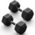PAPABABE Hex Dumbbell Set with Rubber Grip 2.5-125lb, Odorless Rubber Coated Weight Fixed Dumbbells Set of 2, Weights for Women at Home, Hand Weights for Home Gym & Strength Training,Pesas Para Ejercicios