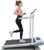 DeerRun Walking Pad Treadmill with Incline and Handle Bar, 3 in 1 Foldable Treadmills for Home Small Office, 300lbs Portable Compact Under Desk Treadmill with App