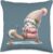 Working Out Gnome On Rowing Machine For Women Funny Fitness Throw Pillow