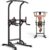 ZENOVA Pull Up Bar Dip Station Multi-Function Strength Training Equipment for Men Women Muscle Building 330/500 LBS Weight Capacity