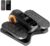 Under Desk Elliptical Machine, Electric Ellipse Leg Exerciser as Seen on Tv for Seniors, Quiet Portable Seated Pedal Exerciser with Remote Control, 12 Adjustable Speeds, Auto & HR Mode for Home Office