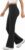 Womens Yoga Pants High Waisted Flare Leggings with Pockets Bootcut Lounge Workout Bell Bottom Trousers