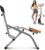 Squat Machine, Ab Workout Equipment, 265lbs Loading Capacity Rowing Machines for Home Foldable with Adjustable Resistance Bands and Display