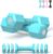Adjustable Dumbbells Set, 4 in 1 Hand Weights Set for Women Men 10 LB/ 12 LB Dumbbell Pair Each 2lbs 3lbs 4lbs 5lbs Weights Dumbbells Set with TPU Soft Rubber Handle for Home Gym Exercise Fitness
