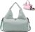 Women’s Oxford Yoga Gym Bag with Shoe Compartment, Large Capacity, Simplistic Sports Tote for Travel and Fitness, 6 Color Options, 19.3″x9.8″x8.3″ (49x25x21cm) (Light Green)