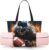 Women’S Yoga Bag With Yoga Mat Carrier Large Shoulder Bag Flame Flower Carryall Tote For Travel Office Beach Gym
