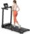 2.5 HP Quiet Walking Pad Treadmill with Handle Bar, Foldable Treadmills for Home Small, 14.17 inch Large Running Area, 6 MPH, 300 lbs Capacity, Compact Running Machine with Cup Holder