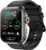 Smart Watch for Men Women 100-Day Standby, 1.85″ HD Screen, 110+ Sport Modes, IP68 Waterproof, Heart Rate/Sleep Monitor, Fitness Watch for Android/iPhone (Black)