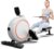 Rowing Machine, Magnetic Rowing Machines for Home with 300lb Weight Capacity, 32-Levels Quiet Adjustable Resistance, Compact Rower Machine with Tablet Holder, Bluetooth&App Compatible