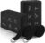 RETON Yoga Blocks Set with Straps, High Density Yoga Bricks, Lightweight EVA Foam Pilates Block, 2 Yoga Blocks with 2 Straps for Yoga, Pilates, Fitness, Stretching and Toning