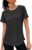Womens Workout Tops Short Sleeve Crewneck Sports Yoga Running Shirts Quick Dry Outfits S-3XL