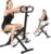 Squat & Rowing Machine – 12-Level Resistance Home Gym Equipment for Glutes, Legs, Core | Foldable Butt Lifter Hip Thrust Trainer with Leg Press & Ab Workout