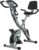 BARWING Stationary Exercise Bike for Home Workout, 5 IN 1 Foldable Indoor Cycling Bike for Seniors, 350LB Capacity, 16-Level Magnetic Resistance, Seat Backrest Adjustments