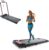 Treadmill with Handle Bar, 2.5HP Walking Pad with Handle, Portable Under Desk Treadmill for Home Office, 300LBS Capacity, Adjustable Incline, Large LED Display, Remote Control