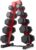 RitFit 60/250/300/350/650LBS Rubber Coated Hex Dumbbell Weight Set with Rack and Adjustable Weight Bench with Multiple Back Positions for Home Gym, Strength Training, Workouts