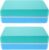 2pcs Blue Yoga Blocks: Non Slip Blocks Non Slip Foam Bricks Anti Tilt Lightweight High Density Yoga Accessories For Sports Meditation Fitness Stretching Toning