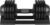 52LBS Adjustable Dumbbell Steel Black Rubber Coated Home Gym