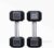 Rep Fitness Rubber Hex Dumbbell(s) – Singles (55LB +) and Pairs (5LB – 50LB) – Low Odor, Fully Knurled Handle