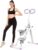 Stair Stepper for Home, Folding Vertical Climber Workout Machine for Full-Body Exercise Stair Stepper with Stable Frame Adjustable Handlebar & Pedals