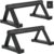 Wood push up bars Parallettes bars Anti-slip Handstand Bars for Calisthenics, Fitness, Floor workouts Solid Wood with Sturdy Metal Bracket, Support 500 lbs