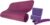 Body Sport 4-Piece Yoga Kit, (1) 72 in. x 1/4 in. Fitness Mat, (2) Purple Blocks, (1) 6 ft. Exercise Strap – Beginner Set for Home Fitness & Gym Workouts