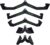 Home Gym Fitness Rowing T-bar V-bar Pulley Cable Machine Attachment, Bicep Curl Tricep Lat pulldown Bar Back Strength Training Handle Grips Lat Pull Down Bar for Seat Row Workout