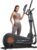 Merach Elliptical Machine, Elliptical Exercise Machine for Home with Hyper-Quiet Magnetic Drive System, Elliptical Training Machines with16.5-19IN Stride, Automatic Resistance, 400lbs Capacity