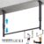 Kipika 48″ Ceiling Mounted Pull Up Bar, Heavy Duty Multi-Grip Chin Up Bar,Mounted Pullup Bar, Adjustable Height, Pull Up Bands for Chin Ups & Body Stretching, Ideal for Home Gym and Strength Training