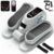 Zakle Under Desk Elliptical Machine, Electric Elliptical Training Machine w/Remote Control, 12 Speed Levels, Quiet Seated Pedal Exerciser for Home Office