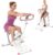 Squat Machine, Squat Ride / Rowing Machine with Adjustable Resistance, Glute & Leg Cardio Workout Machine, Foldable Exercise Equipment for Home