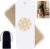 Hexagon 0.31 in Sadhu Board for Yoga Beginners, Specially Crafted Aluminum & Copper Nails, Wooden Light Nail Board for Acupressure and Meditation Acupuncture Foot Massage Yoga Gift White