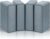 4 Pcs Yoga Blocks Soft EVA Foam Supportive Yoga Brick Non Slip Exercise Block Equipment for Pilates Exercise Workout Meditation Supplies, Grey, 9 x 6 x 3 Inches