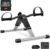 Uten Folding Pedal Exerciser, Under Desk Bike Pedal Exerciser, Mini Under Desk Exercise Bike Foot Hand Cycle Portable, Arm and Leg Exercise Peddler Machine with LCD Monitor