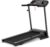 Goplus Electric Folding Treadmill, Adjustable Incline and Low Noise Design, with LCD Display and Heart Rate Sensor, Compact Running Machine for Home Office Apartment Black