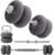 YOTTOY Weights Dumbbells Set,Free Weight Set with Connector, 4 in1 Dumbbells Set Used as Barbell, Kettlebells, Push up Stand, Weight Plate, Fitness Exercises for Home Gym