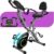 Folding Exercise Bike for Seniors, 5 IN 1 Foldable Stationary Bike with Tri-Position Ride, 300LBS Capacity and 6.6 LBS Magnetic Flywheel, Designed for Home Workout