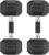 Hex Rubber Dumbbells – Enhanced Grip for Secure & Ergonomic Hold – Ideal for Strength Training and Home Gym Workouts, 20 LB Pair
