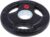 Veemoon Rubber Coated Cast Iron Dumbbell and Barbell Plates 2.5kg Weight Plates with Three Holes for Home Strength Training and Weightlifting