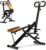 Squat Machine for Home, Squat Assist Trainer with Adjustable Resistance, Foldable Rowing Machine, LCD Display, Exercise Trainer with 265LBS Capacity for Glutes Legs Workout