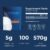 Blueprint Bryan Johnson Creatine Monohydrate Powder – Amino Acid Powder – Suppliment Supports Muscle Growth, Recovery, Strength & Focus – Unflavored Creatine for Women & Men – 5g Dose – 100 Servings
