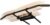 I-Beam Pull Up Bar/Chin up Bar (Black Long Bar with Bent Ends)
