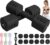 Abahub 2 in 1 Kettlebell & Dumbbell Set for Home Gym, Adjustable Weights Dumbbell Set with Kettlebell Grip Converter, Full Body Workout Kettlebell Set of 2 for Men Women