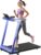 DeerRun Treadmills for Home with Incline and Handles, 3.0 HP Foldable Treadmill for Small Spaces, Folding Running Machine with Smart APP