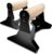 PULLUP & DIP Parallettes – Push Up Handles with Ergonomic Wooden Handles & Heavy-Duty Steel – Non-slip Parallettes Bars for Strength Training and Calisthenics – Press Up Handles for Push Ups